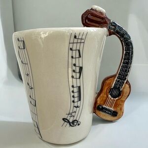 Guitar & Music Note Mug